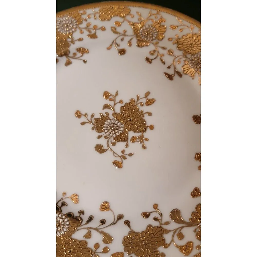 Vtg 3 Noritake Nippon Hand Painted 7.5
